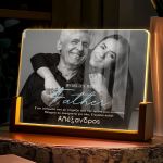 Επιτραπέζιο Φωτιστικό με Ονόμα και Αφιέρωση, Δώρο για Πατέρα