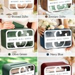 Κουτί Ευχών για Γάμο με Ονόματα σε Ορθογώνιο Σχήμα