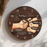 Ρολόι Τοίχου με Φωτογραφία, Αναμνηστικό Δώρο για Πατέρα