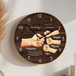 Ρολόι Τοίχου με Φωτογραφία, Αναμνηστικό Δώρο για Πατέρα