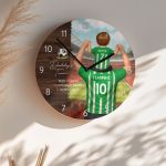 Ξύλινο Ρολόι Τοίχου με Φωτογραφία, Ιδανικό Δώρο για Μπαμπά