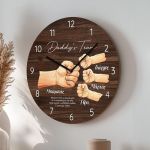 Ρολόι Τοίχου με Φωτογραφία, Αναμνηστικό Δώρο για Πατέρα