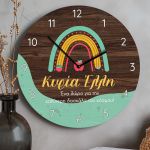 Μεγάλο Ρολόι Τοίχου με Αφιέρωση, Δώρο για Εκπαιδευτικούς
