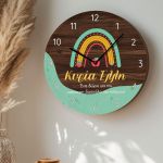 Μεγάλο Ρολόι Τοίχου με Αφιέρωση, Δώρο για Εκπαιδευτικούς