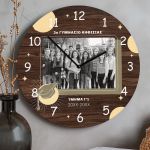 Ρολόι Τοίχου Γυμνασίου με Φωτογραφία, Σχολικά Αναμνηστικά