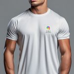 Sol's Sprint Unisex Αθλητική Λευκή Μπλούζα με Εκτύπωση