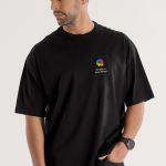 Oversized T-Shirt με Εκτύπωση στην Πλάτη | Sol's Boxy Men