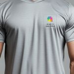 Sol's Sprint Unisex Αθλητική Γκρι Μπλούζα με Εκτύπωση