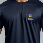 Sol's Sprint Unisex Αθλητική Μπλε Μπλούζα με Εκτύπωση