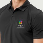 Sol's Perfect Man Ανδρικό Σκούρο Γκρι Polo με Λογότυπο & Εκτύπωση