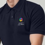 Sol's Perfect Man Ανδρικό Μπλε Polo με Λογότυπο & Εκτύπωση