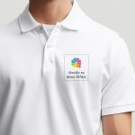 Sol's Perfect Man Ανδρικό Λευκό Polo με Λογότυπο & Εκτύπωση