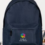 Τσάντα Πλάτης Backpack με Εκτύπωση σε Μπλε Χρώμα