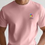Sol's Imperial Ανδρικό T-Shirt | Ροζ με Εκτύπωση στο Στήθος