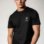 Sol's Imperial 11500 – Premium Ανδρική Μαύρη Μπλούζα T-Shirt με Εκτύπωση στην Πλάτη & το Στήθος