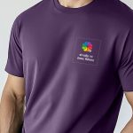 Sol's Imperial Ανδρικό T-Shirt | Μωβ Μπλούζα με Εκτύπωση στο Στήθος