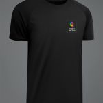 Sol's Sprint Αθλητική Μαύρη Μπλούζα με Εκτύπωση στην Πλάτη