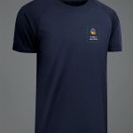 Sol's Sprint Αθλητική Μπλε Μπλούζα με Εκτύπωση στην Πλάτη