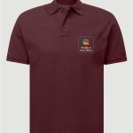 Sol's Perfect Man Ανδρικό Μπορντώ Polo με Λογότυπο & Εκτύπωση
