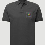 Sol's Perfect Man Ανδρικό Σκούρο Γκρι Polo με Λογότυπο & Εκτύπωση
