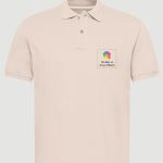 Sol's Perfect Man Ανδρικό Ροζ Polo με Λογότυπο & Εκτύπωση