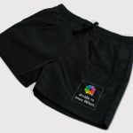 Ανδρικά Μαγιό με Εκτύπωση Σχεδίου σε Μαύρο Χρώμα