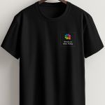 Sol's Imperial 11500 – Premium Ανδρική Μαύρη Μπλούζα T-Shirt με Εκτύπωση στην Πλάτη & το Στήθος