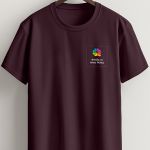 Sol's Imperial Ανδρικό T-Shirt | Μπορντώ με Εκτύπωση στο Στήθος