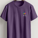 Sol's Imperial Ανδρικό T-Shirt | Μωβ Μπλούζα με Εκτύπωση στο Στήθος