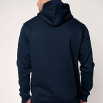 Ανδρικό Μπλε Φούτερ με Κουκούλα & Εκτύπωση Σχεδίου