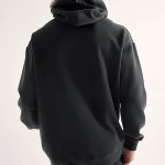 Ανδρικό Γκρι Φούτερ με Κουκούλα & Εκτύπωση στο Στήθος