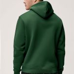 Ανδρικό Πράσινο Φούτερ με Κουκούλα & Εκτύπωση στο Στήθος