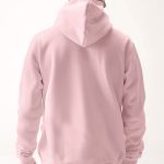 Ανδρικό Ροζ Φούτερ με Κουκούλα & Εκτύπωση Σχεδίου