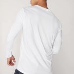Sol's Imperial Μακρυμάνικο T-Shirt με Εκτύπωση, Λευκό Χρώμα