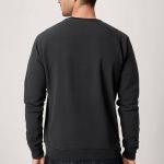 Ανδρικό Φούτερ σε Σκούρο Γκρι Χρώμα με Εκτύπωση Σχεδίου