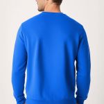 Ανδρικό Φούτερ σε Μπλε Χρώμα με Εκτύπωση Σχεδίου