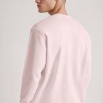 Ανδρικό Φούτερ σε Ροζ Χρώμα με Εκτύπωση Σχεδίου