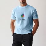 Sol's Imperial Ανδρικό T-Shirt | Γαλάζια Μπλούζα με Εκτύπωση