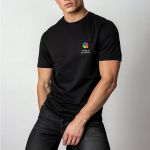 Sol's Imperial Ανδρικό T-Shirt | Μαύρο με Εκτύπωση στο Στήθος