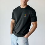 Sol's Imperial Ανδρικό T-Shirt | Σκούρο Γκρι με Εκτύπωση στο Στήθος
