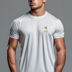 Sol's Sprint Unisex Αθλητική Λευκή Μπλούζα με Εκτύπωση