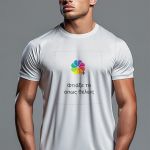 Sol's Sprint Unisex Αθλητικό Λευκό T-Shirt με Εκτύπωση