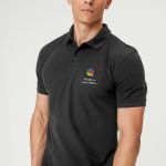 Sol's Perfect Man Ανδρικό Σκούρο Γκρι Polo με Λογότυπο & Εκτύπωση