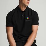 Sol's Perfect Man Ανδρικό Μαύρο Polo με Λογότυπο & Εκτύπωση