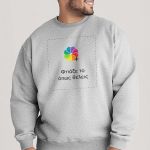 Ανδρικό Φούτερ σε Γκρι Χρώμα με Εκτύπωση Σχεδίου