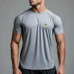 Sol's Sporty Ανδρική Αθλητική Γκρι Μπλούζα με Εκτύπωση