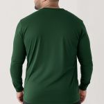 Sol's Imperial Μακρυμάνικο Πράσινο T-Shirt με Εκτύπωση Στήθους