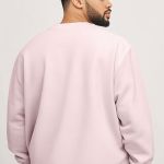 Ανδρικό Φούτερ σε Ροζ Χρώμα με Εκτύπωση Σχεδίου