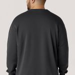 Ανδρικό Φούτερ σε Σκούρο Γκρι Χρώμα με Εκτύπωση Σχεδίου