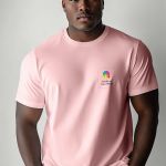 Sol's Imperial Ανδρικό T-Shirt | Ροζ με Εκτύπωση στο Στήθος